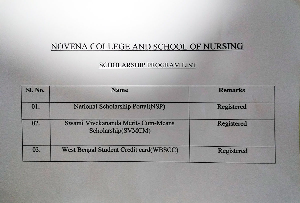 scholarship program list